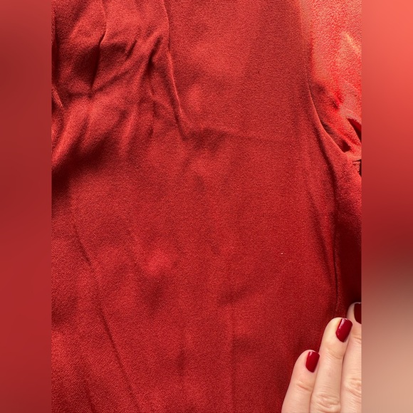 And Other Stories Belted V-Neck Jumpsuit. Size 8. Terracotta Burnt Orange Color - Picture 10 of 11